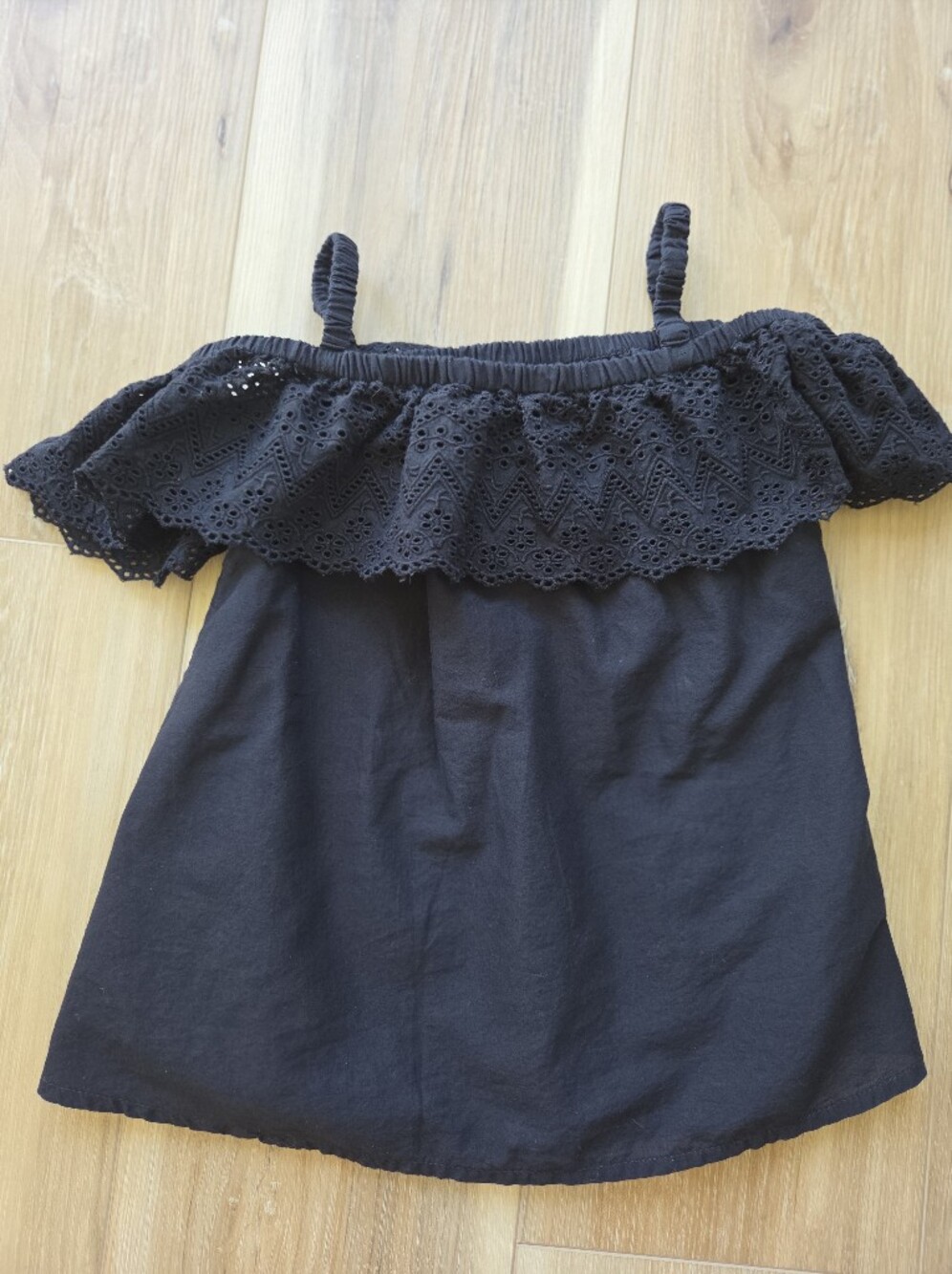 4t Old Navy Black Flounce Tank Top